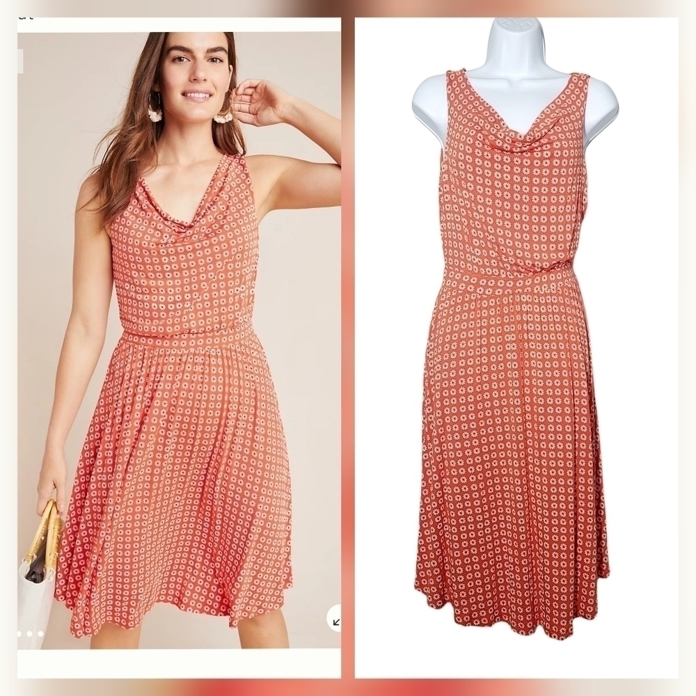 Maeve Brianne Cowl Neck Dress
